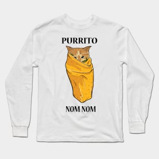 Purrito Burrito Long Sleeve T-Shirt